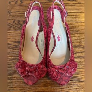 Ross Hommerson slingbwck heels size 9WW